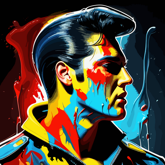 Elvis by RetroByter VEERN konst art