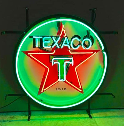 Texaco neon sign 