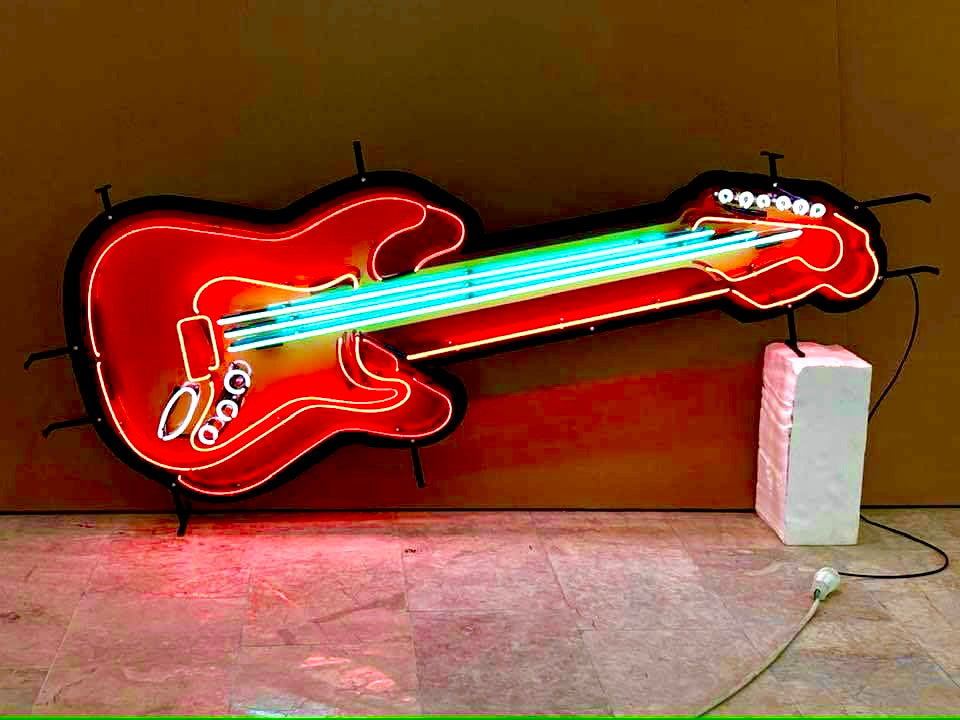 Elgitarr neonskylt 180cm