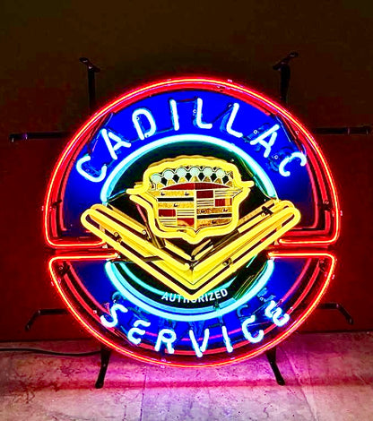 Cadillac neon sign