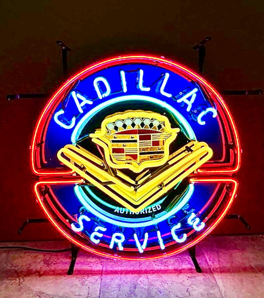Cadillac neonskylt