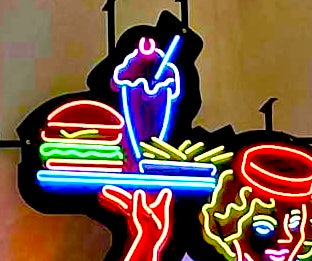 Waitress neon sign