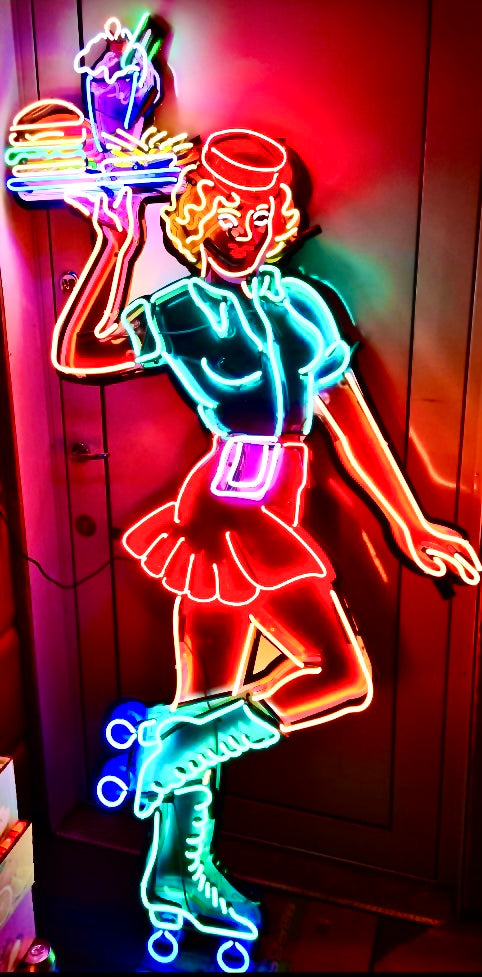 Waitress neon sign