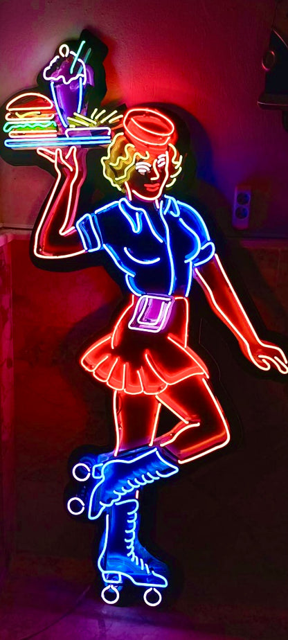 Waitress neon sign