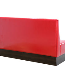 Retro-Booth-Sofa – rot