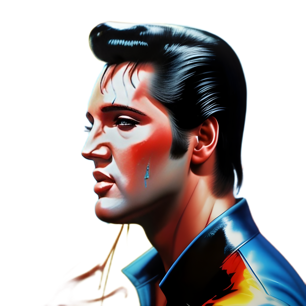 Elvis art rocket diner diner 